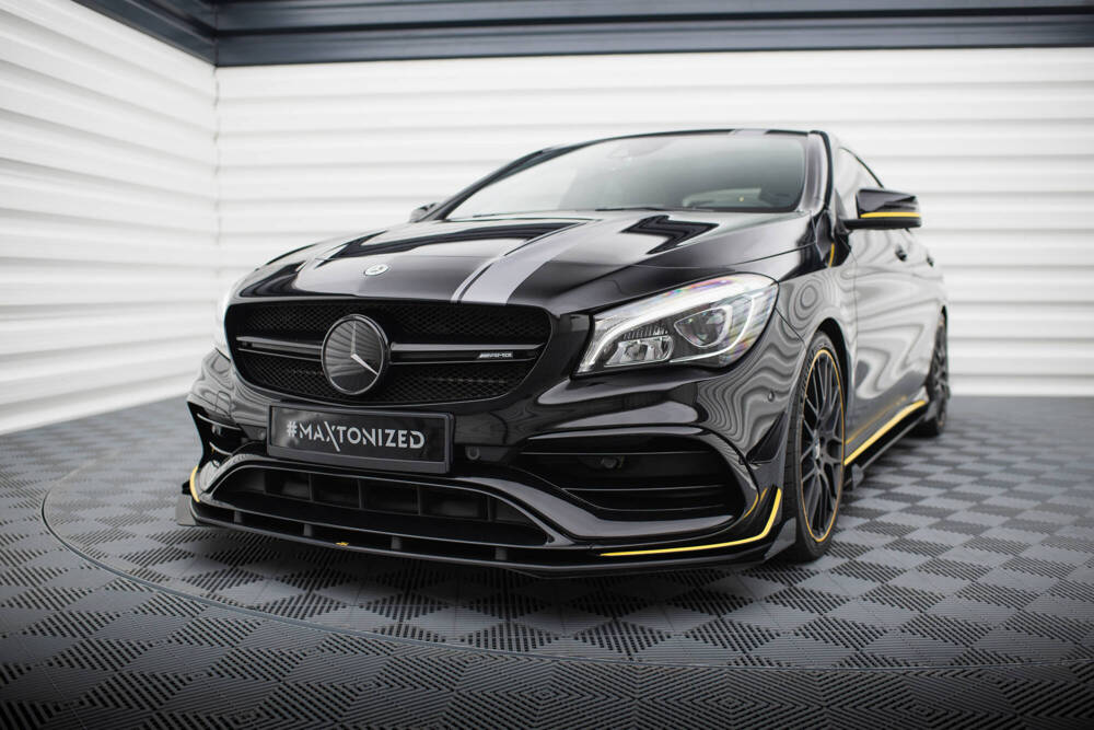 Voorspoiler met Canards Street Pro Mercedes AMG CLA 45 C117 FL Maxton