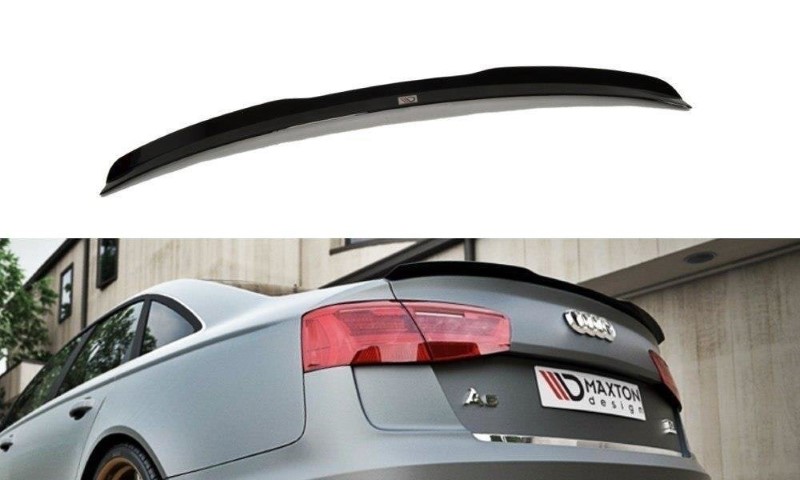 Spoilerkap Audi A6 / A6 S-Line C7 / C7 FL Sedan Glanzend Zwart Maxton