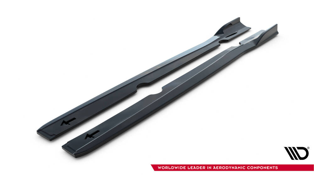 Zijskirts Diffusers Ford Fiesta ST / ST-Line Mk7 / Mk7 FL Glanzend Zwart V.3