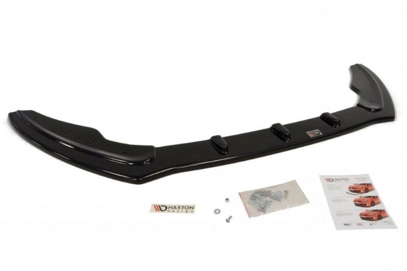 Voorspoiler Ford Fiesta Mk7 FL Glanzend Zwart