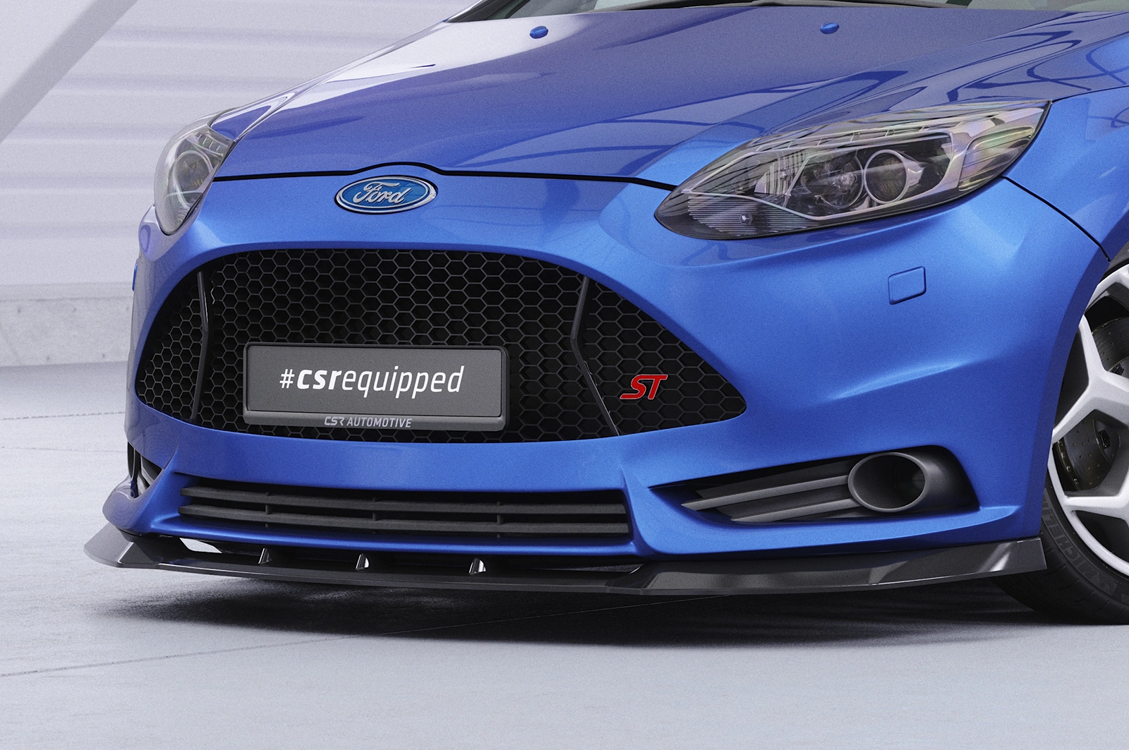 Voorspoiler Ford Focus MK3 ST glans zwart – CSR Automotive (2012-2015)