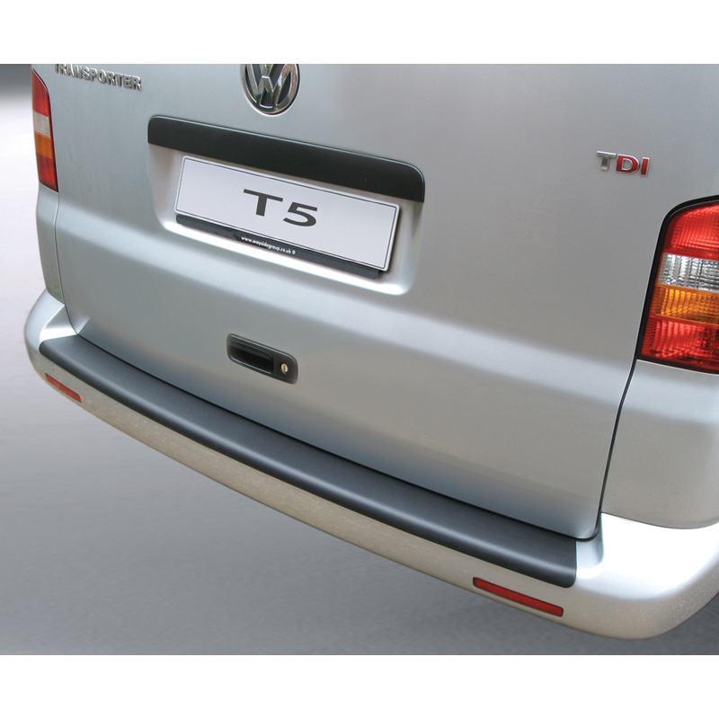 ABS Achterbumper beschermlijst  Volkswagen Transporter T5 2003-2012 Zwart