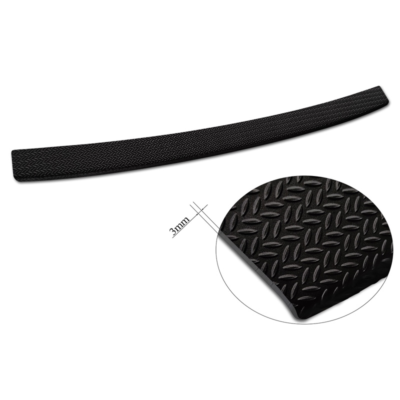 Matzwart Aluminium Achterbumperprotector  Kia Sportage V 2021- 'Riffled Plate'