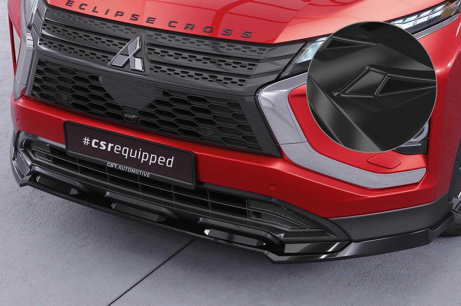 Voorspoiler Mitsubishi Eclipse Cross Glans Zwart (2021–) CSR