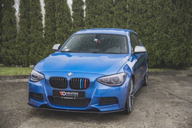 Race voorspoiler BMW 1-Serie M135I F20 Maxton Design zwart