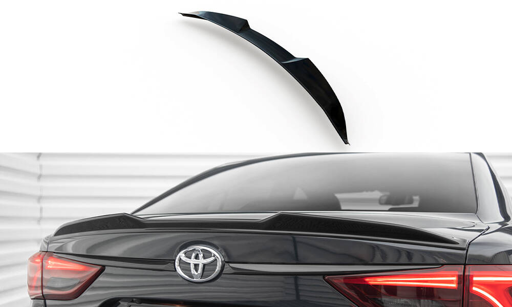 Spoiler Toyota Avensis Sedan FL Maxton Glans Zwart