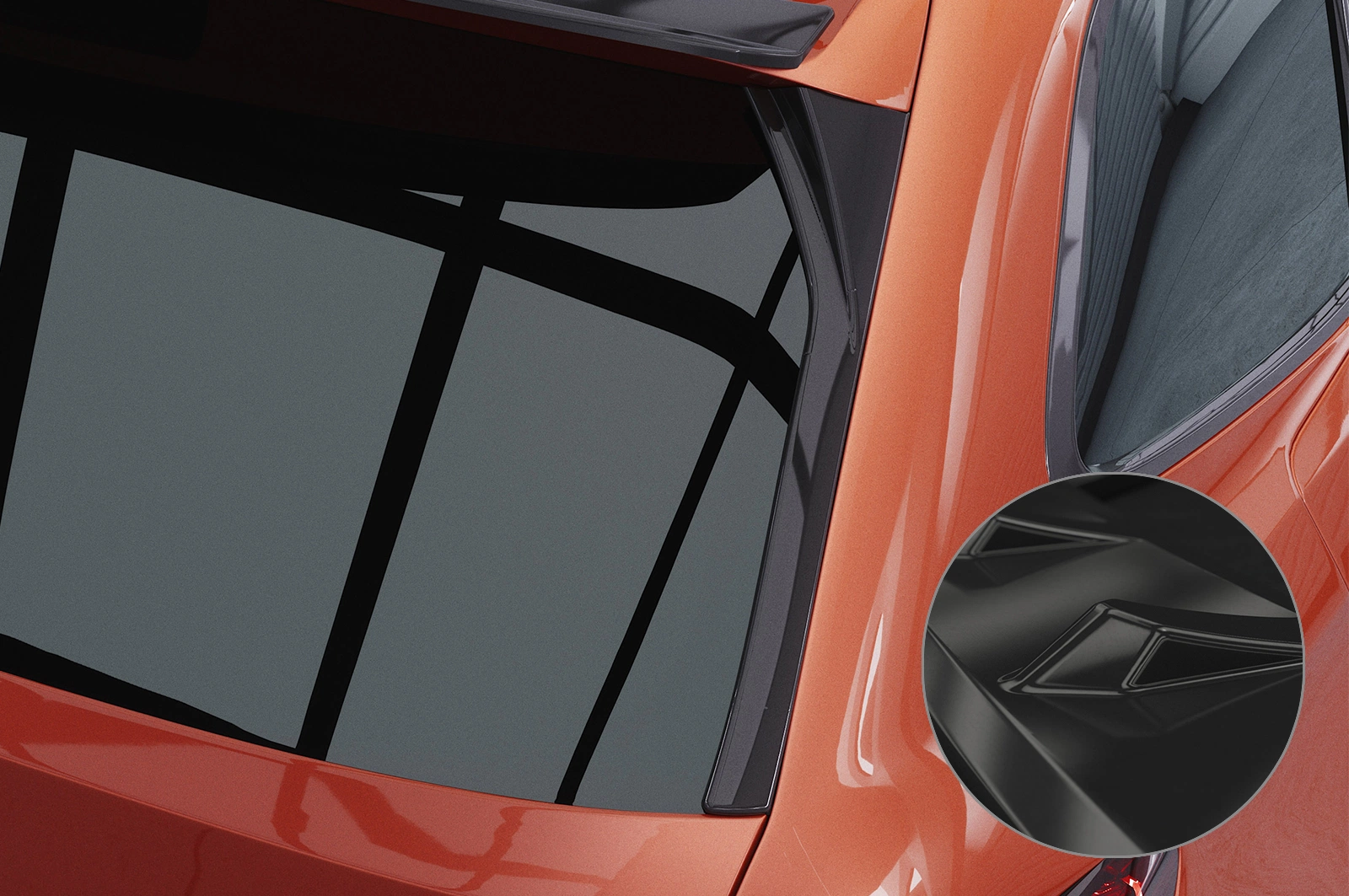 Achterspoiler BMW 3er G21 Touring glans zwart