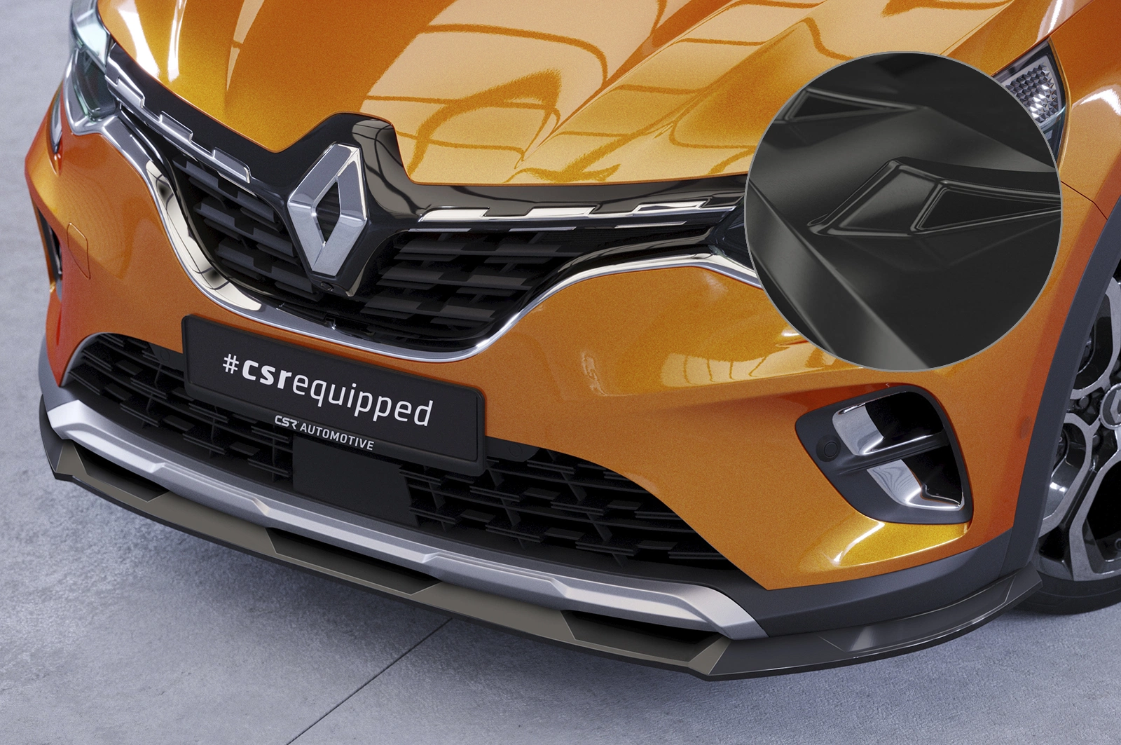 Voorspoiler Renault Captur 2 glans zwart