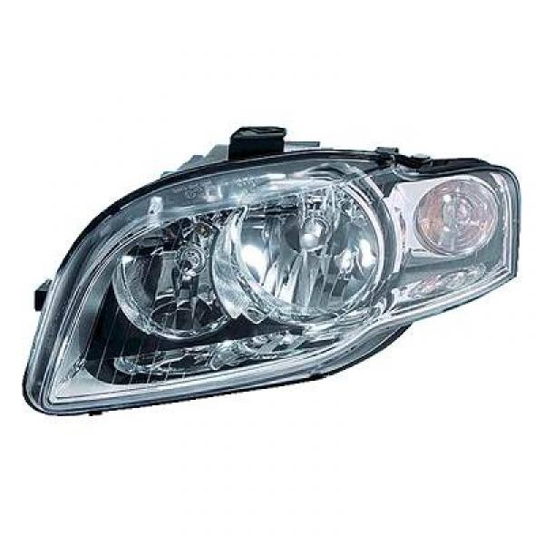 Koplamp links Audi A4 8E 04-07 TYC H7+H7