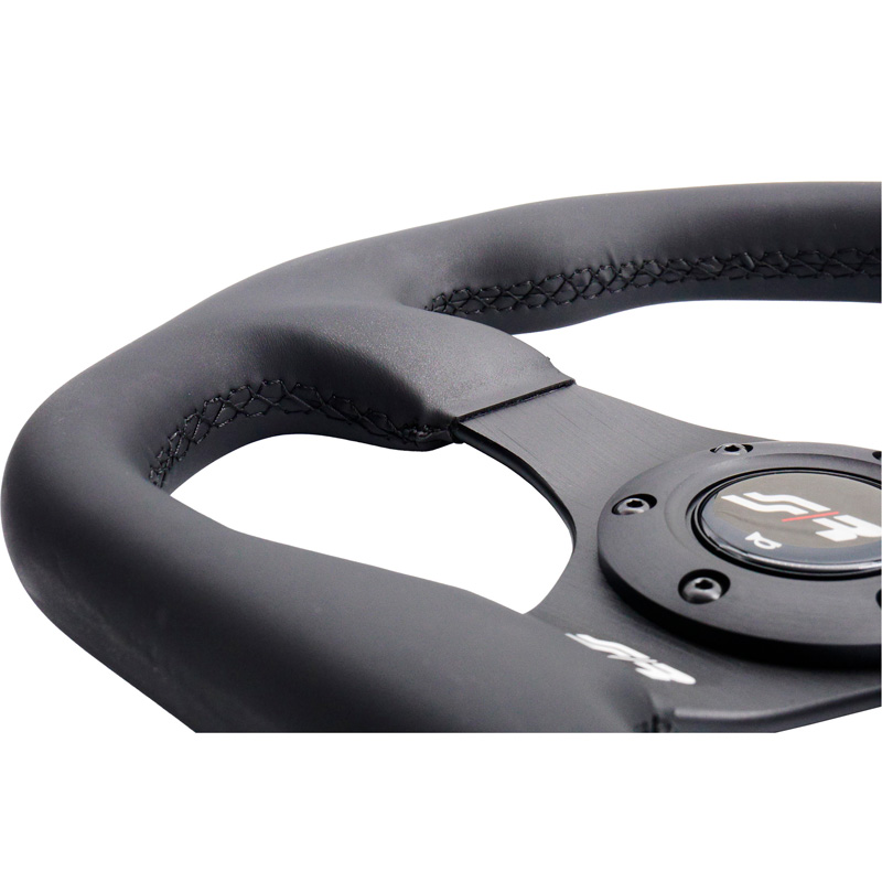 Simoni Racing Universeel Sportstuur 'Need for Speed' - Zwart Eco-Leder - Diameter 330mm