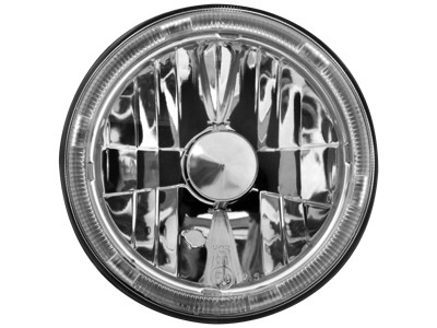 Faros VW Golf I Angel Eyes cristal cromo