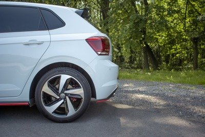 Zijdiffusers VW Polo MK6 GTI Glans Zwart