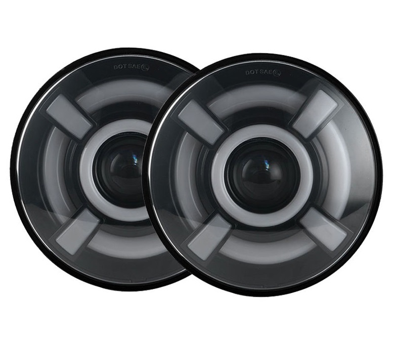 Faros VW Golf I / II / Kafer / Jeep Wrangler / Defender Full LED