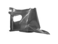 binnenscherm, plastic, voor, met gat, links VW Golf 5, 2003-2008