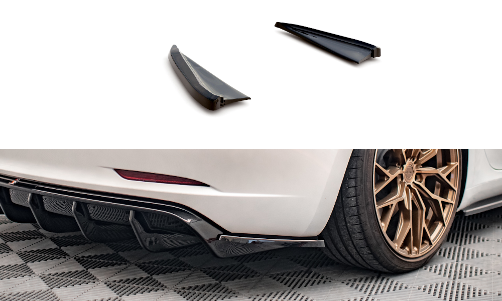 Zijdiffuser V.2 Tesla Model 3 Maxton Glans Zwart