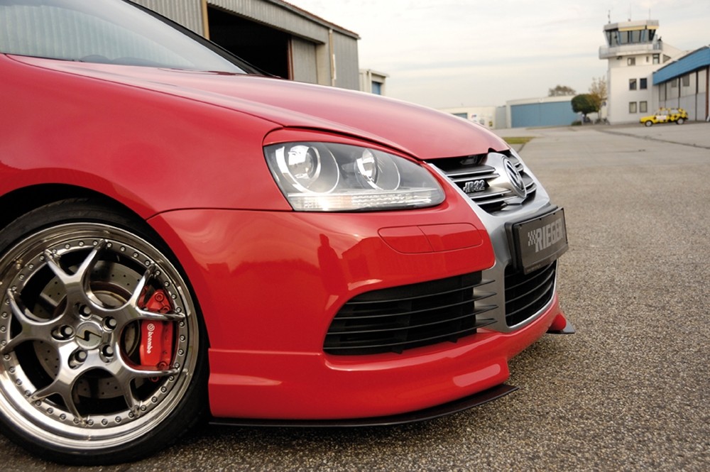 Voorspoilerlip VW Golf V voor R32 Voorbumper Rieger