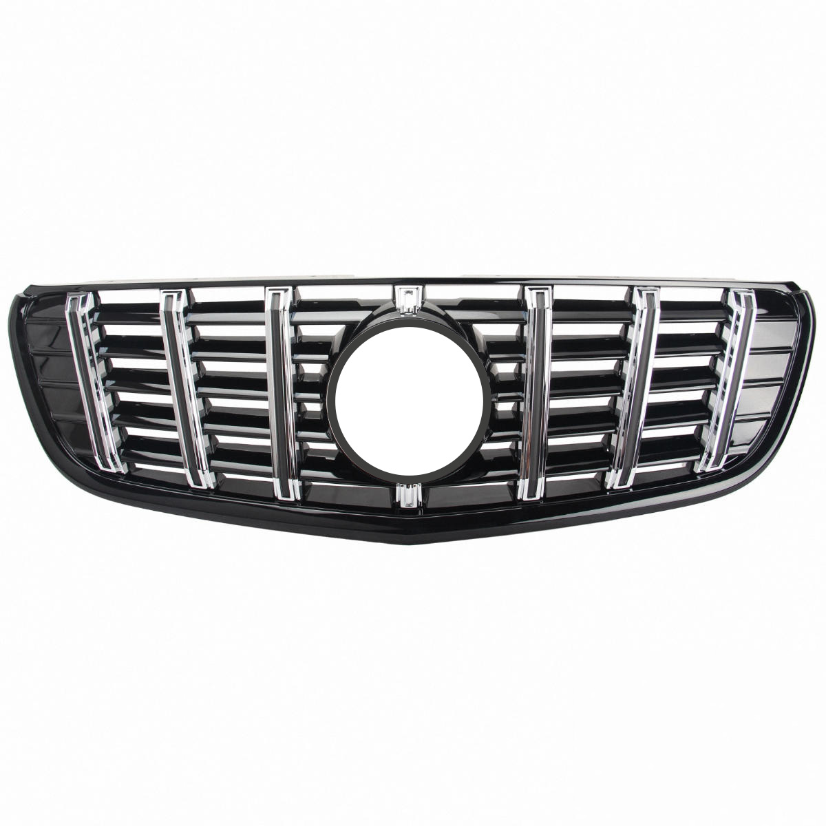 Grill Mercedes V-Class W447 Vito (2014-..) GT Look Glans Zwart/Chroom