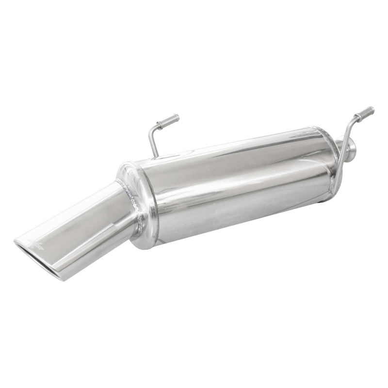 100% RVS Sportuitlaat  Peugeot 206 CC 1.6 (109pk) 2000- 120x80mm