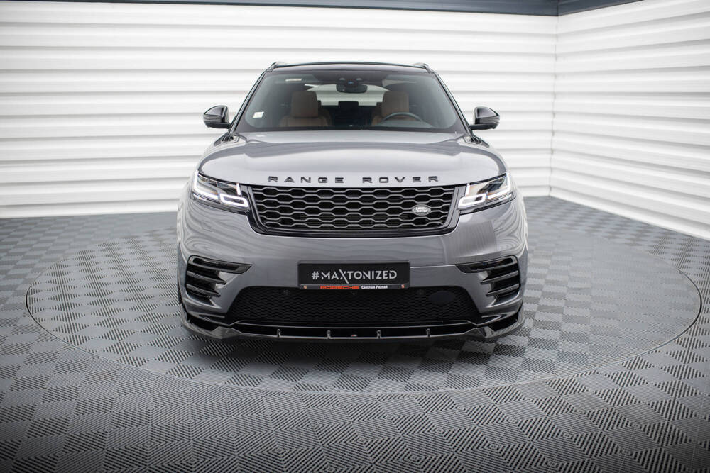 Voorspoiler Land Rover Range Rover Velar R-Dynamic MK1 Glans Zwart