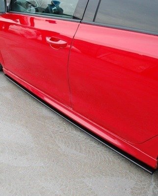 Zijskirts VW Golf 6 GTI 35TH / R20 Glans Zwart