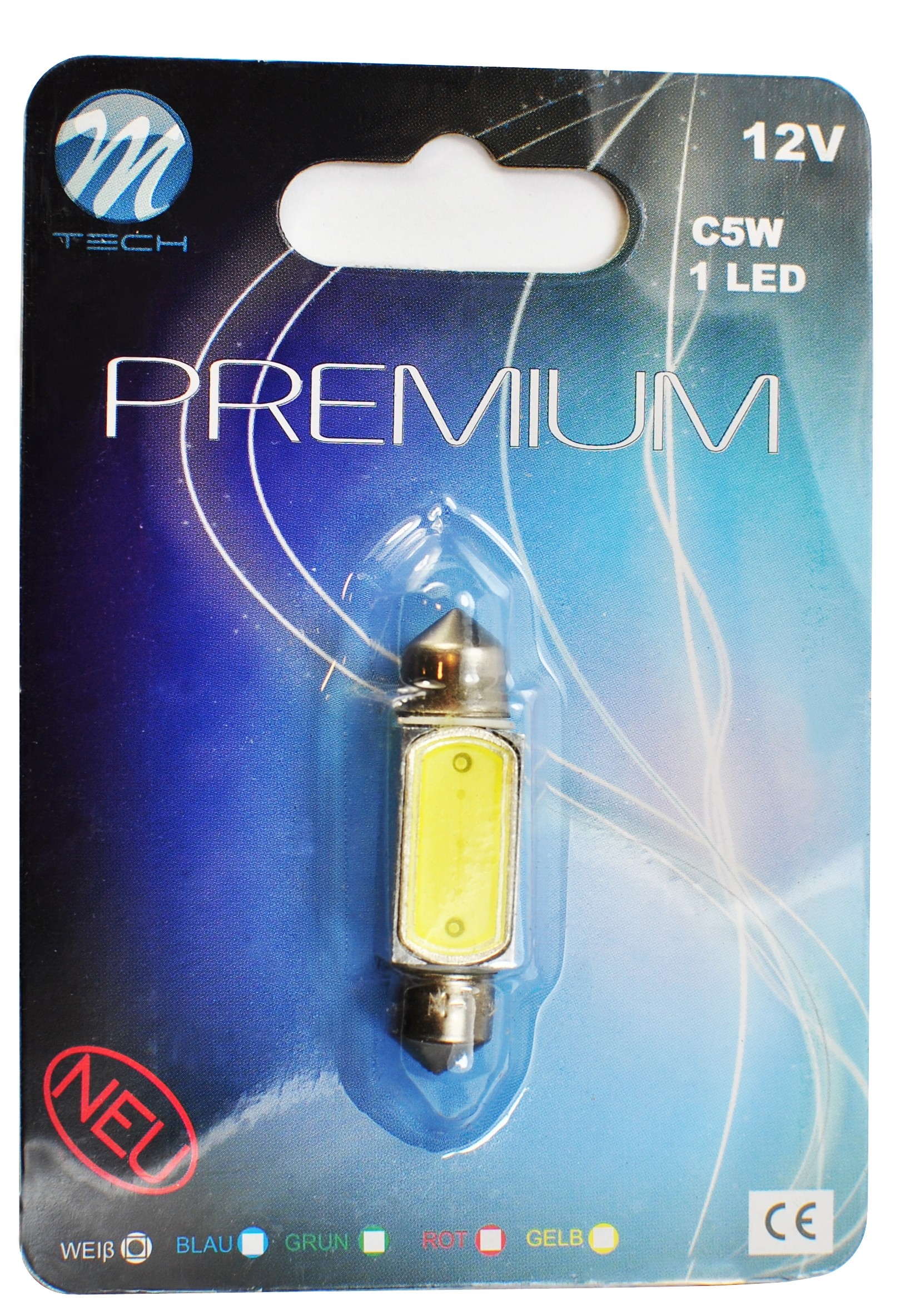 Buis C5W LED 36mm 1.5W 12V White Wit