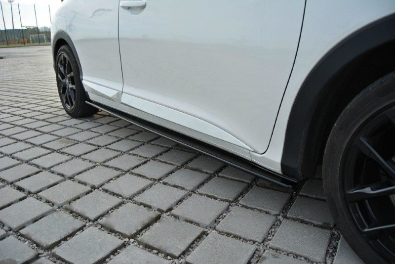 Zijskirts Diffusers Honda Civic Mk9 Facelift Glanzend Zwart
