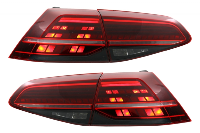 Achterlichten VW Golf VII Dynamic Facelift LED Cherry (Golf 7 & 7.5)