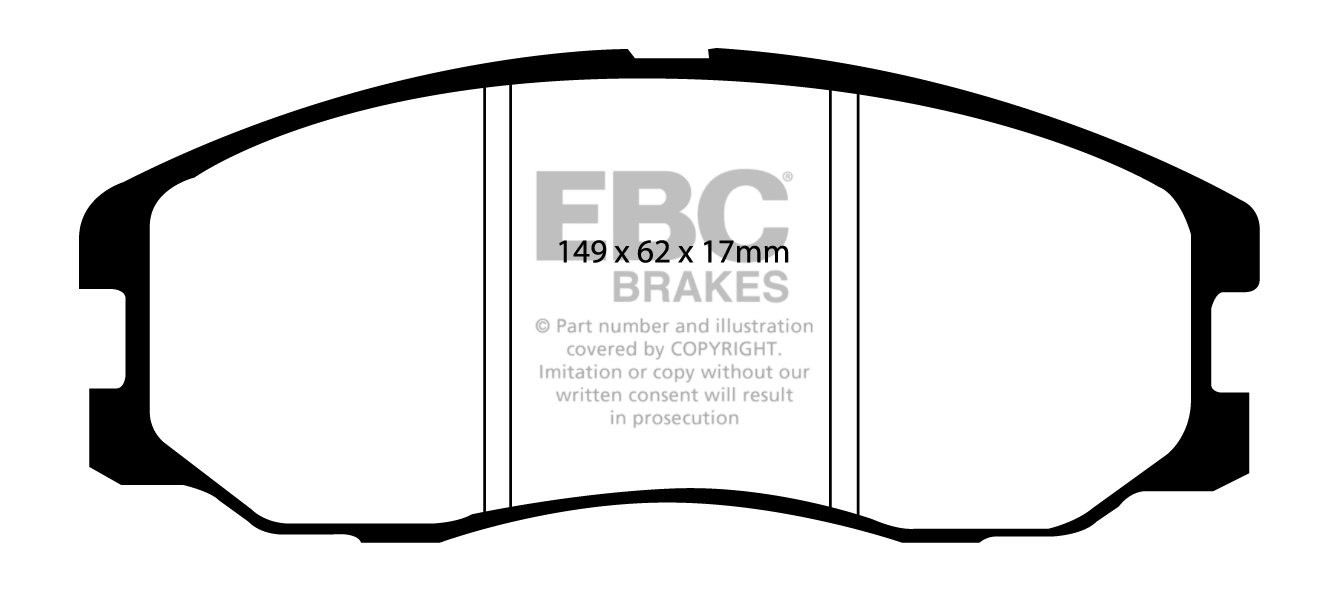 EBC Brakes ALFA ROMEO Alfa 90 2.0 84-87 Remblokken voorzijde gre