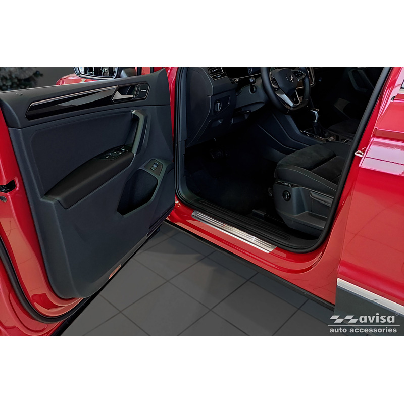 RVS Instaplijsten  Volkswagen Tiguan II 2016-2020 & FL 2020- incl. Allspace 2017-2020 & FL 2020-2024 - 'Lines' - 4-delig