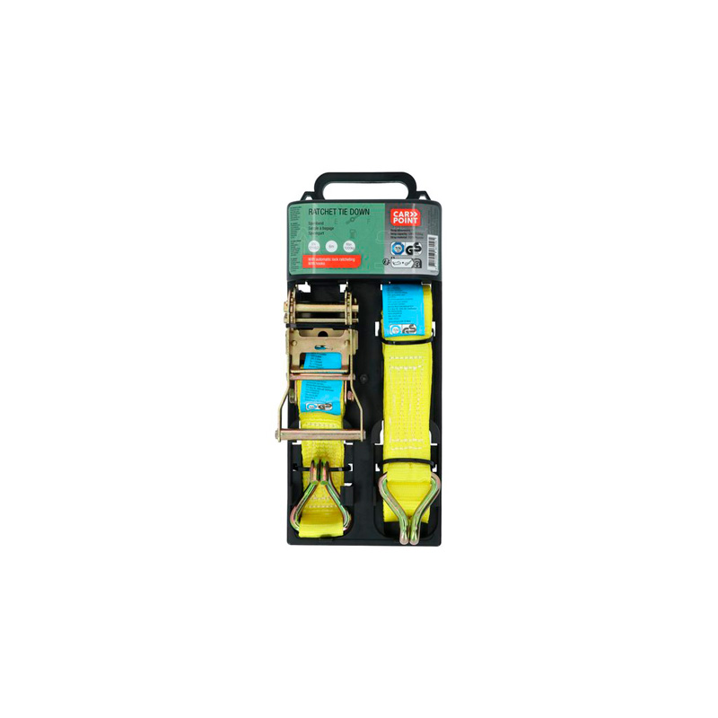 Bagagebinder met ratel en haken 1x6m 680kg