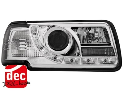 Faros Audi 80 Los ojos del Diablo Dayline cromo