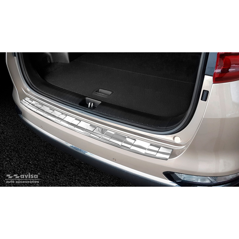 RVS Achterbumperprotector  Kia Sportage IV Facelift 2018-2021 'Ribs'