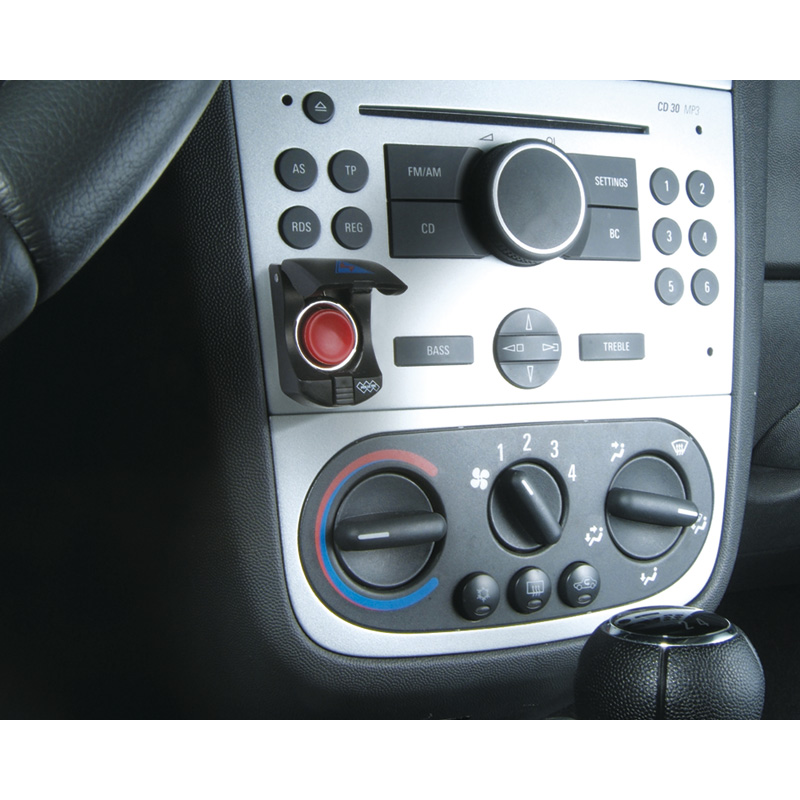 Foliatec Engine Starter Button LockLine zwart 1 stuk