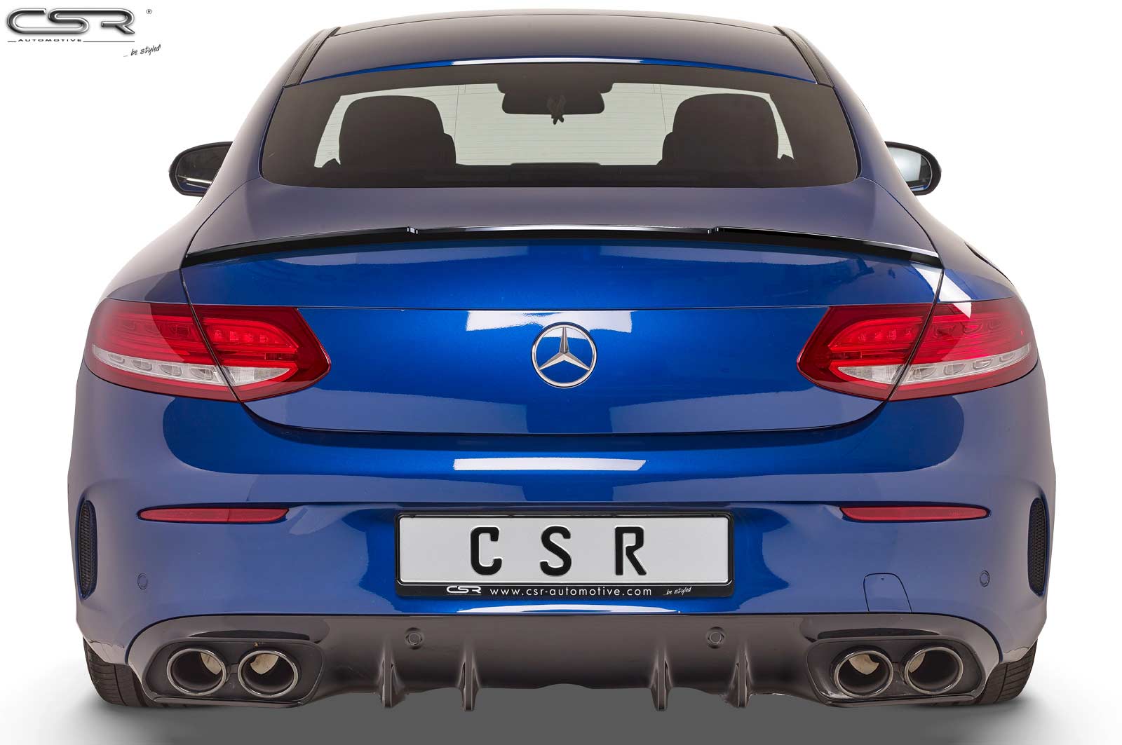 Achterspoiler Mercedes-Benz C-Klasse C205 Glans Zwart – CSR Automotive – vanaf 2015