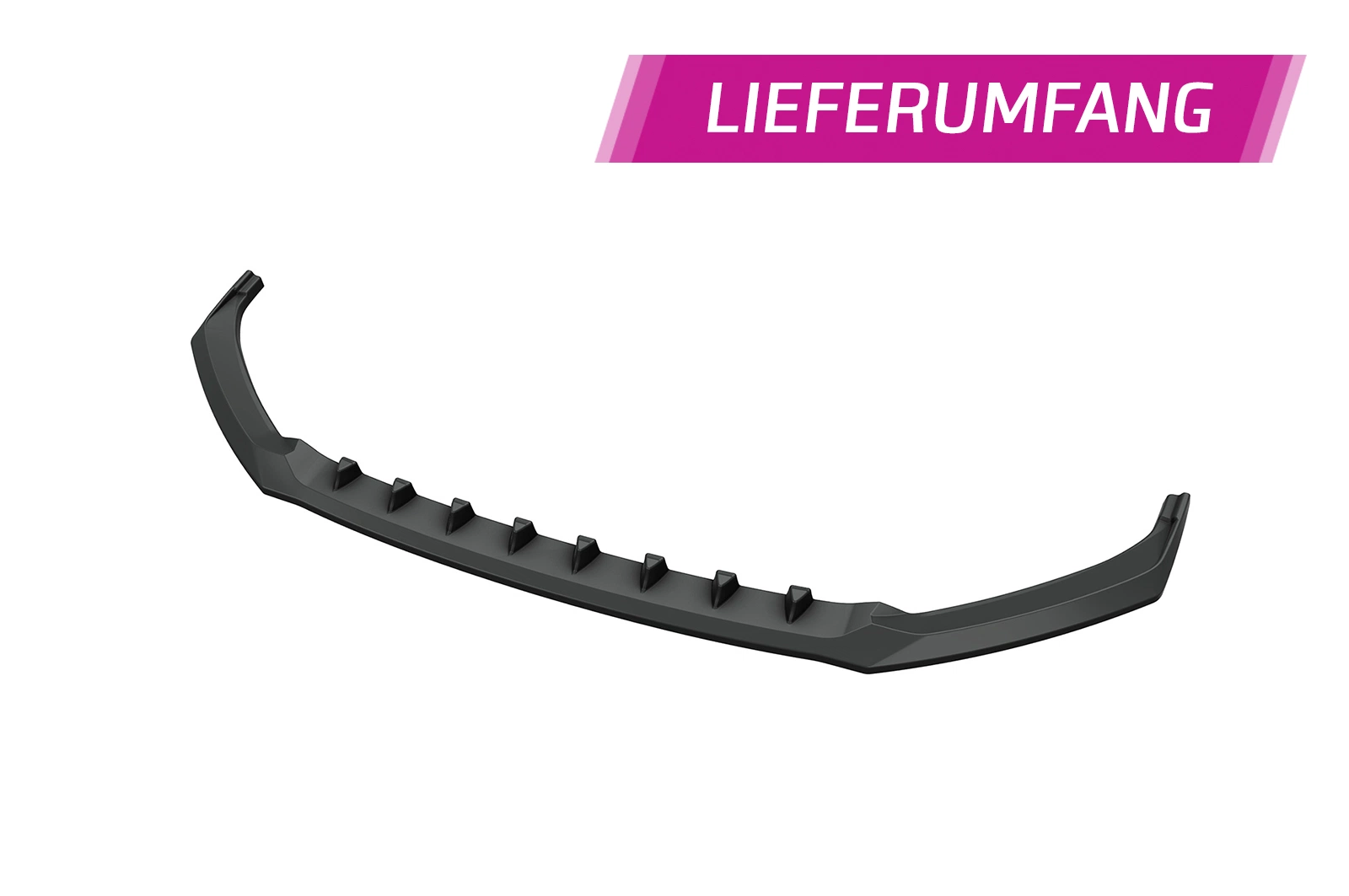 Voorspoiler Skoda Scala Monte Carlo glans zwart