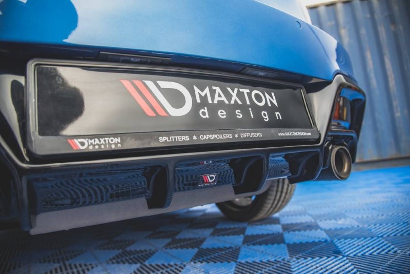 Diffuser BMW 1-Serie M135I F20 Maxton Design glans zwart