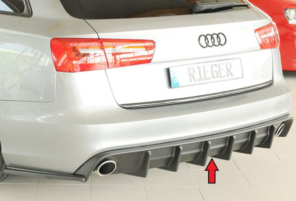 Achterdiffuser Audi A6 (4G/C7) – 11.10-08 (met trekhaak)