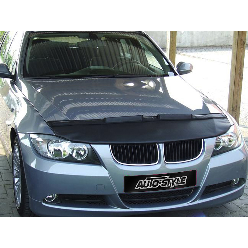 Motorkapsteenslaghoes  BMW 3 serie E90/E91/E92 2005-2008 zwart