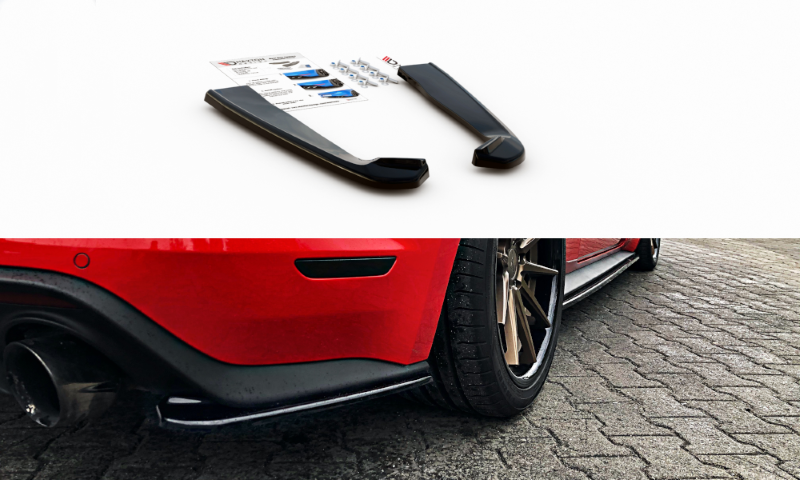 Achterzij Spoilers Ford Mustang Mk. 6 Facelift Glanzend Zwart