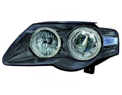 Faros VW Passat 3C Angel Eyes negro
