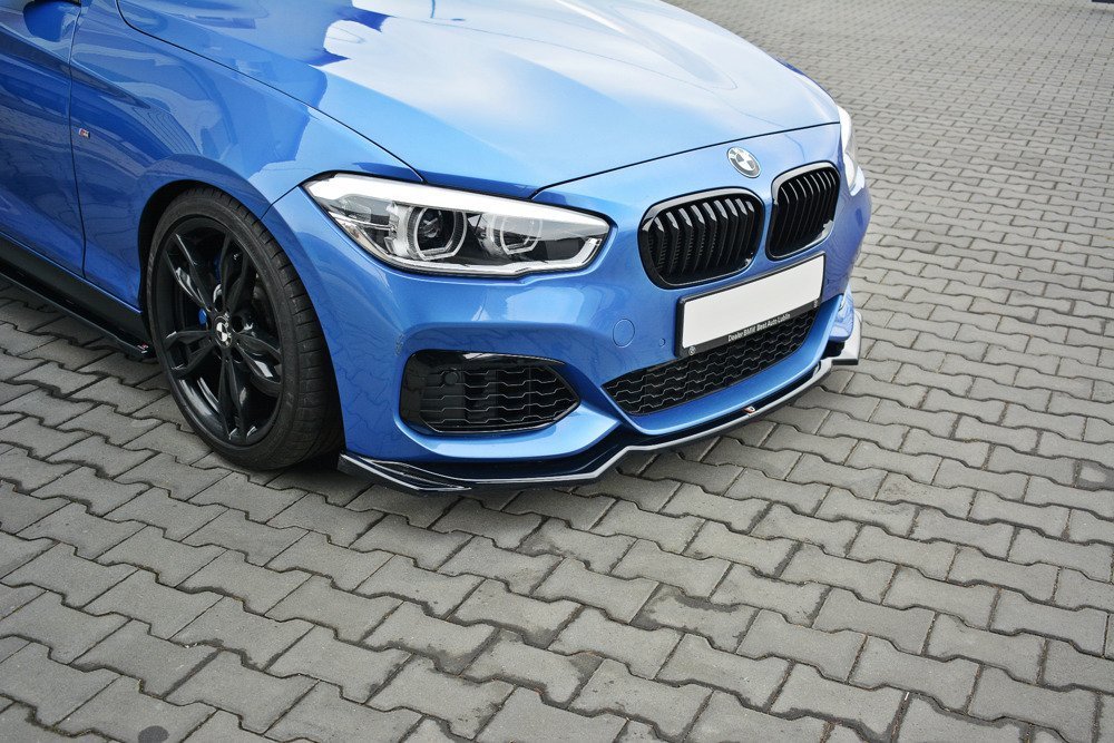 Voorspoiler BMW 1-Serie F20/F21 Facelift M-Power V2 Gloss Black