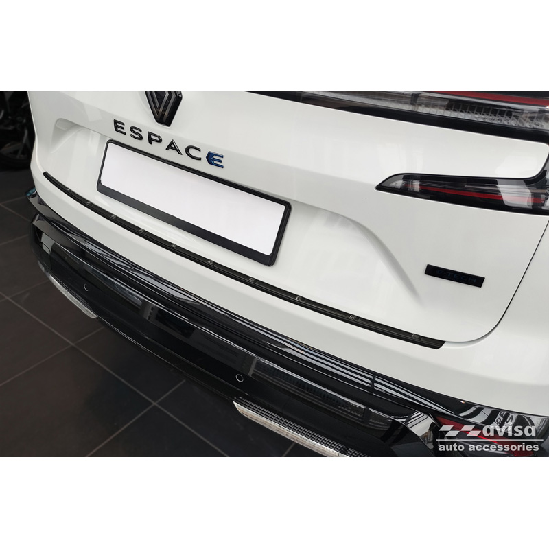 Matzwart RVS Achterbumperprotector  Renault Espace VI E-Tech Hybrid 2023- 'Ribs'
