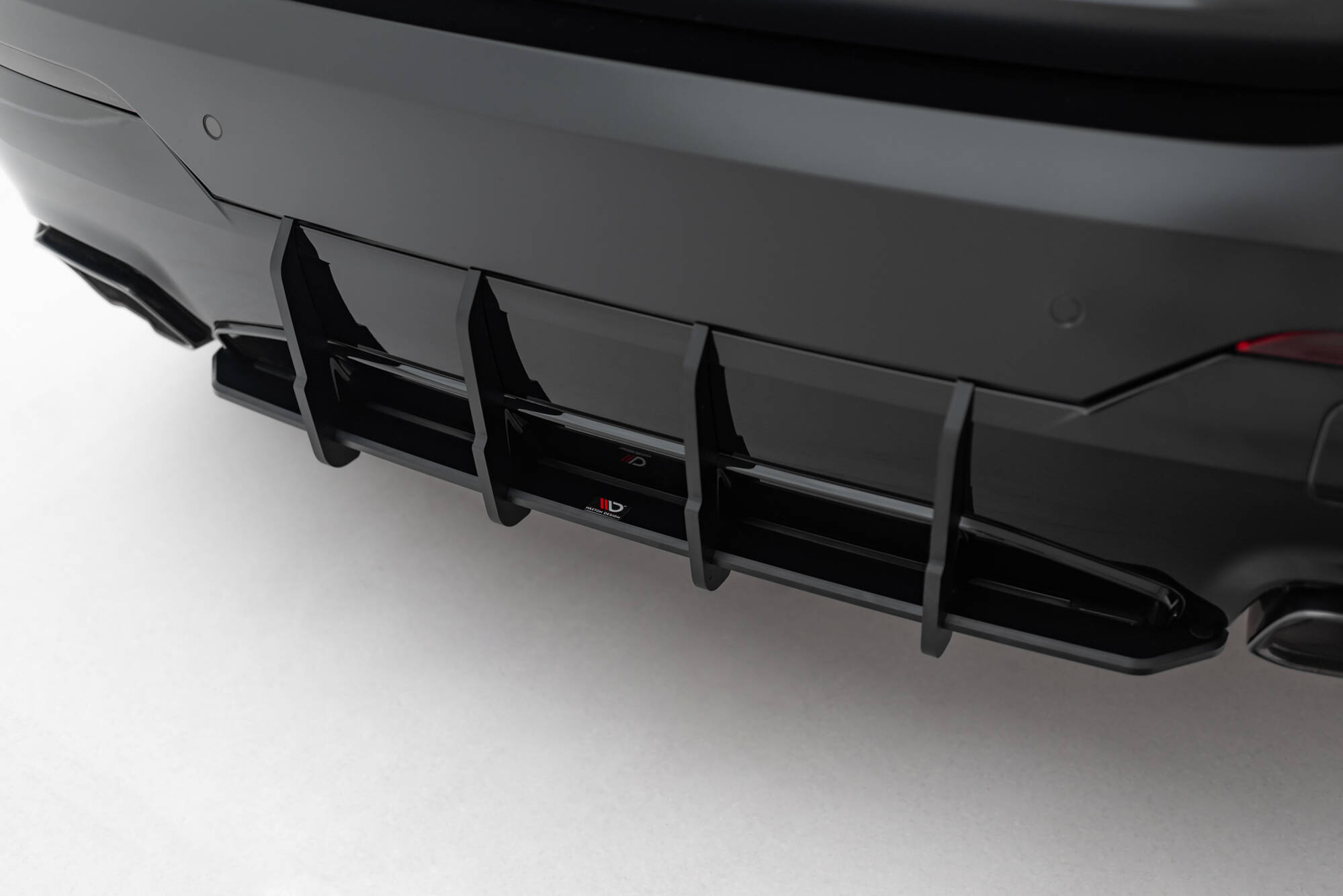 Street Pro Achterdiffuser BMW 4 M-Pack / M440i G22 / G23 Maxton Glanzend zwart
