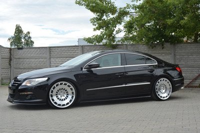 Zijskirts VW Passat CC Glans Zwart