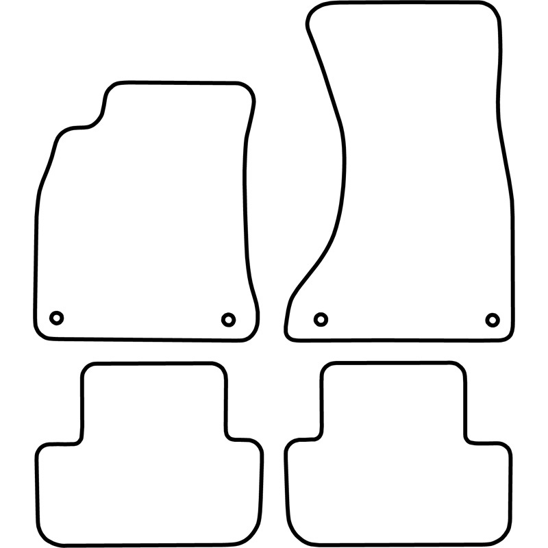 Automatten Velours  Tesla Model S 2012-2016
