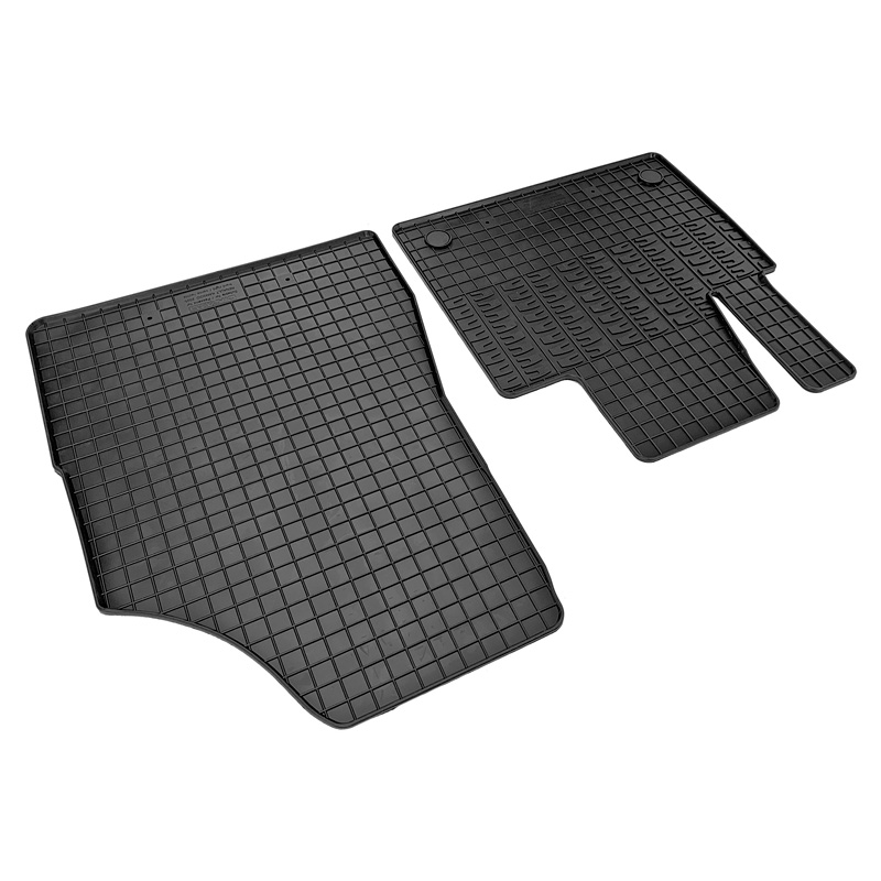 Rubber matten  Mercedes Citan (W420) Box & Renault Kangoo Furgon & Nissan Townstar 2021- (2-delig + montagesysteem)