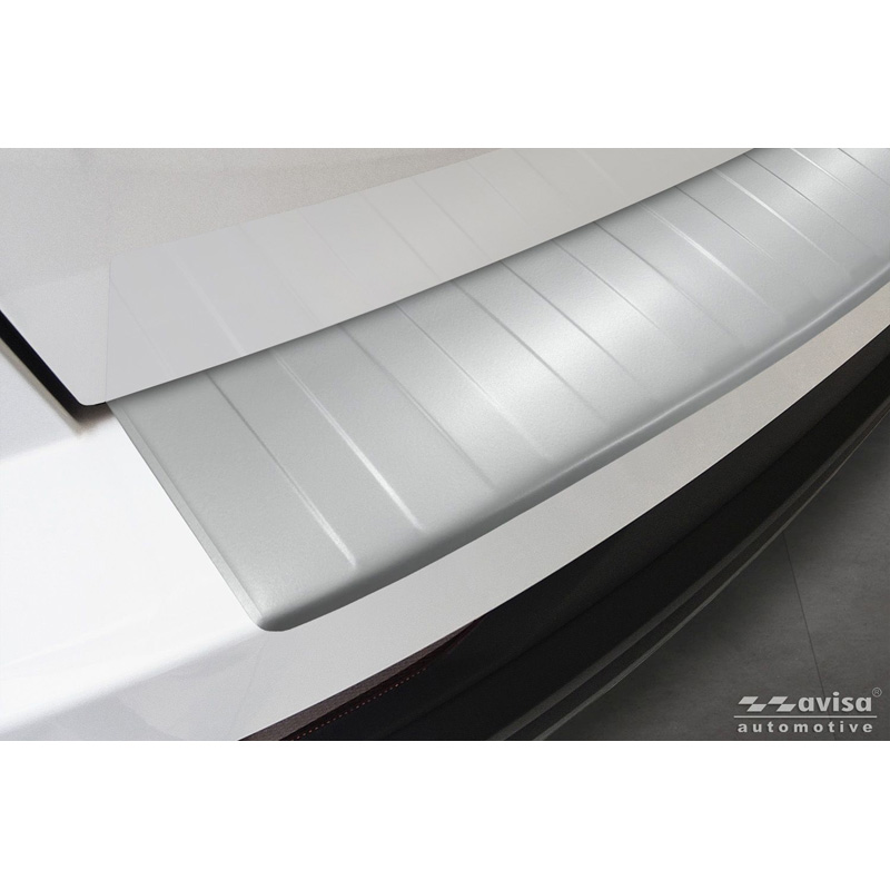 Avisa RVS gepoedercoate Achterbumperprotector  Skoda Karoq Facelift 2022- incl. Sportline 'Soft Silver'