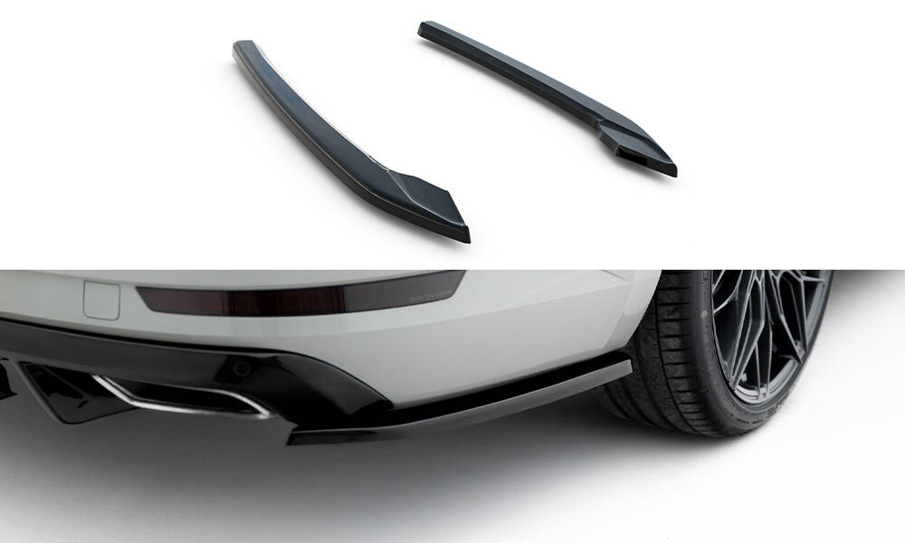 Achterzij Spoilers V.3 Skoda Superb Liftback / Combi MK3 Maxton Glanzend zwart