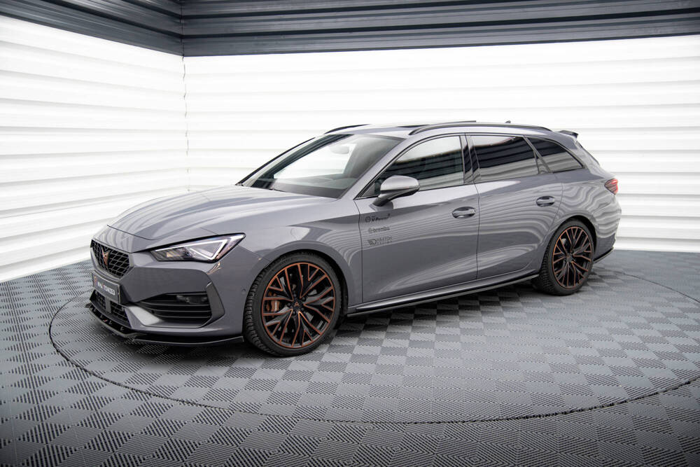 Zijskirts Cupra Leon Aero Pack Maxton Glans Zwart