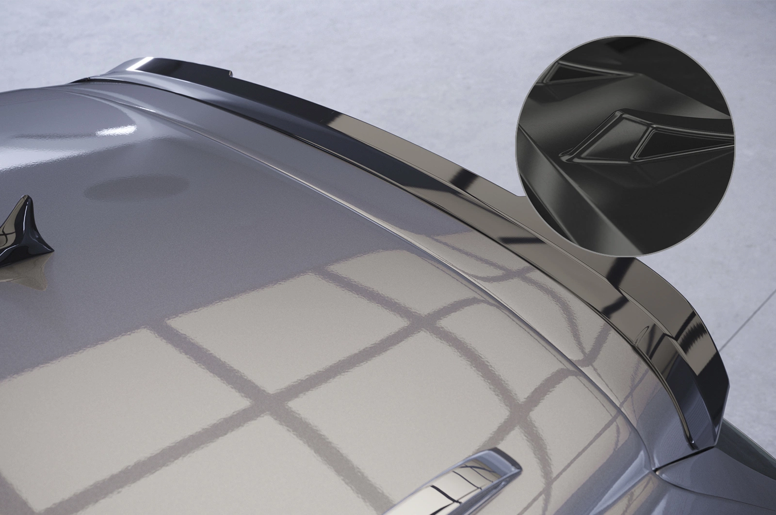 Achterspoiler voor Audi Q7 4L Glans Zwart (2005–2015) – CSR Automotive